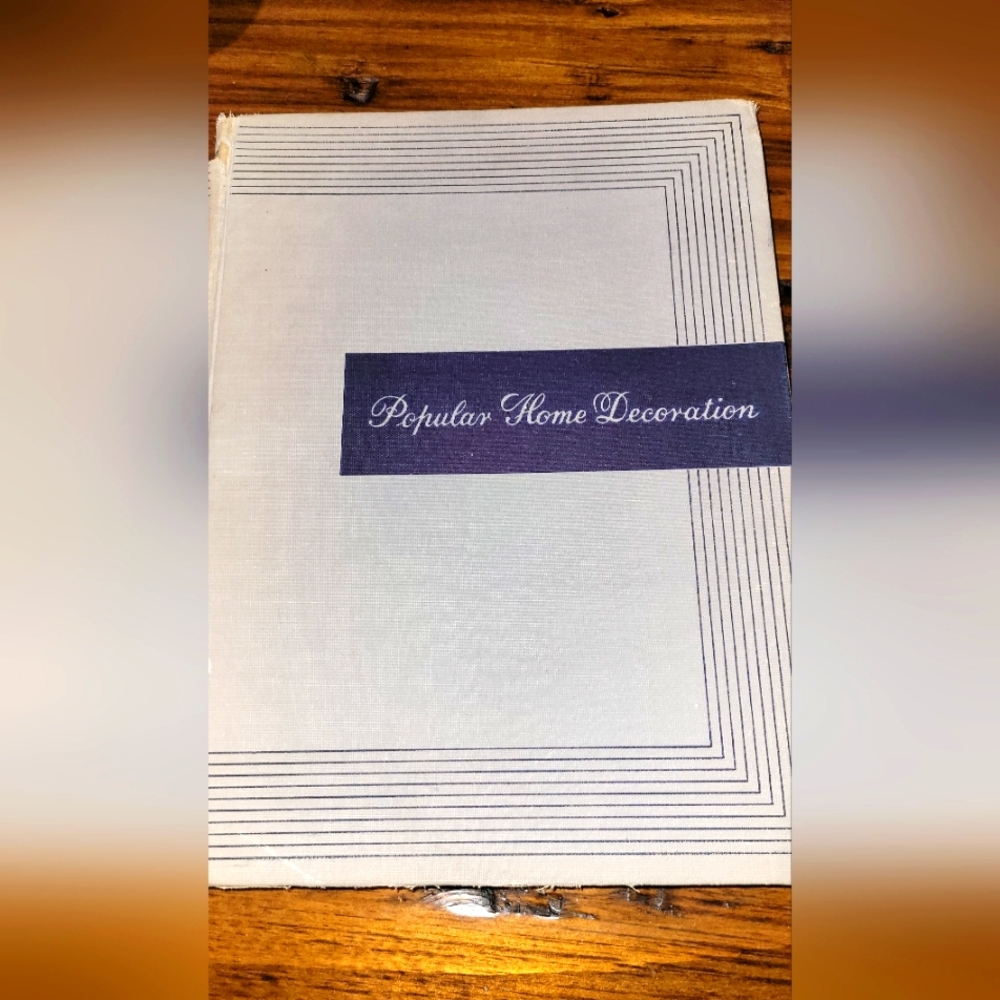 POPULAR HOME DECORATION book